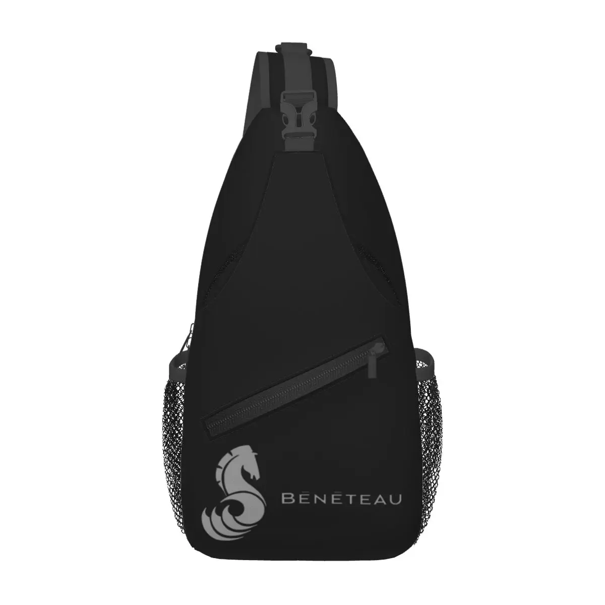 Beneteau Yachts Chest Bag Men Sling Crossbody Backpack Chest Bag Travel Hiking Daypack Shoulder Bag