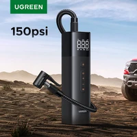 UGREEN Bomba de aire para automóvil Compresor de aire portátil para automóviles, motocicletas, inflador de neumáticos eléctrico de bicicleta con pantalla digital LCD