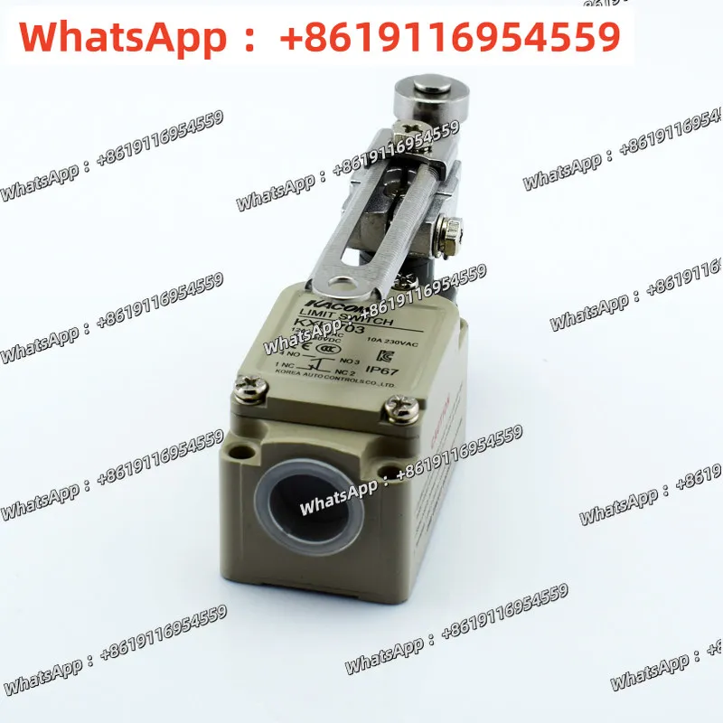 South Korea imported waterproof travel switch Kaikun KXL-703 adjustable pulley handle type IP67 aluminum alloy shell