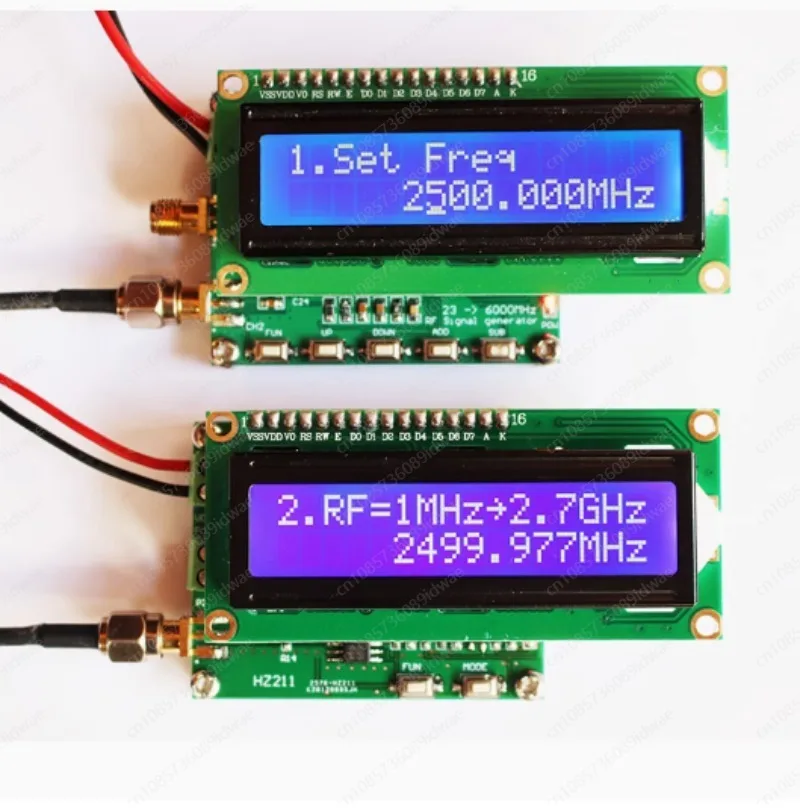 1Hz~ 2.7GHz Frequency meter RF HF frequency meter, can measure low f requency and high frequency signals