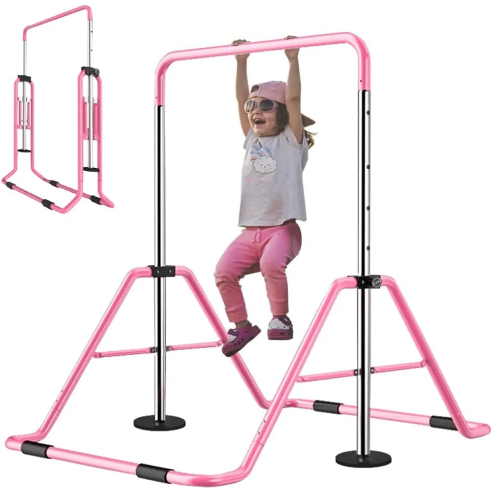 

ip Training Bars for home, Folding Horizontal Bars with Adjustable Height, Practice Bar Gymnastic fo