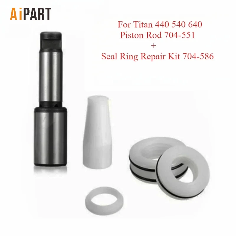 

aipart Airless Sprayer Replacement Piston Rod For Titan 440 640 704551540 With Seal Repair 704586