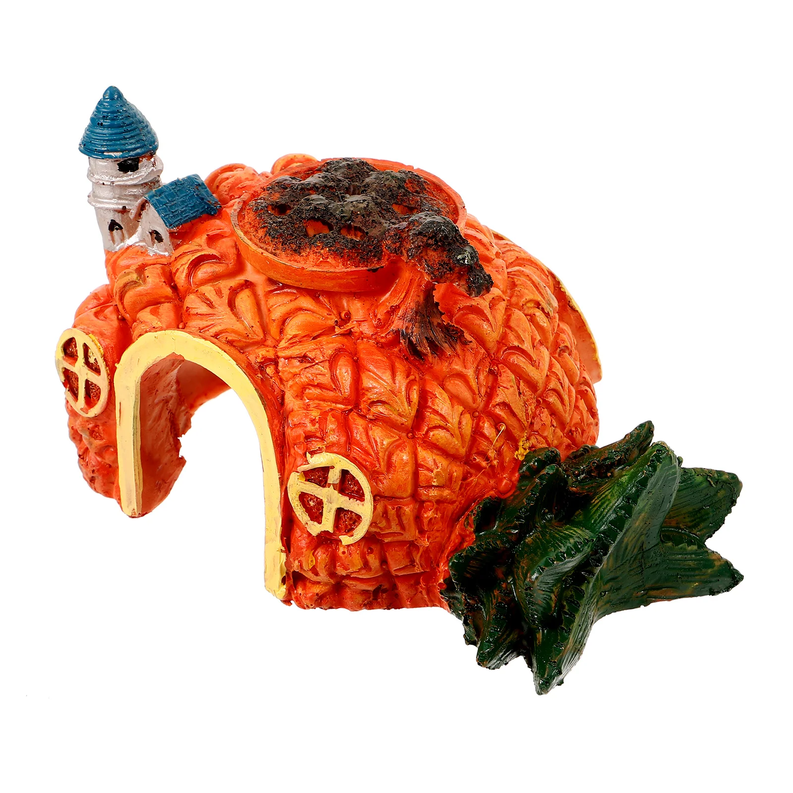

Hideout House Tank Decor Shrimp Shelter Aquarium Resin Cave Non Fish Tank Supplies Fading Breakproof Supplies GF0864