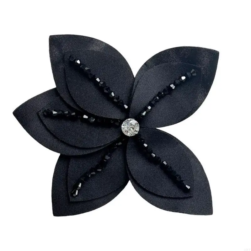 Fashionable Camellia Brooch Luxurious Clothing Pin Durability Flower Brooch for Professional Attire
