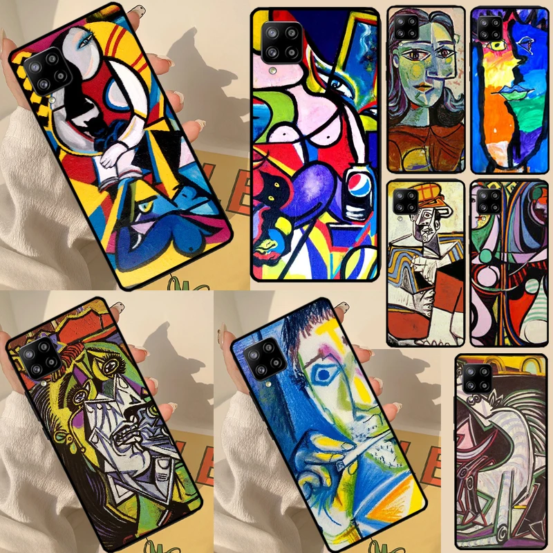 Picasso Abstract painting Art For Samsung Galaxy A14 A34 A54 A51 A71 A31 A12 A22 A32 A52 A50 A13 A33 A53 A73 Back Case