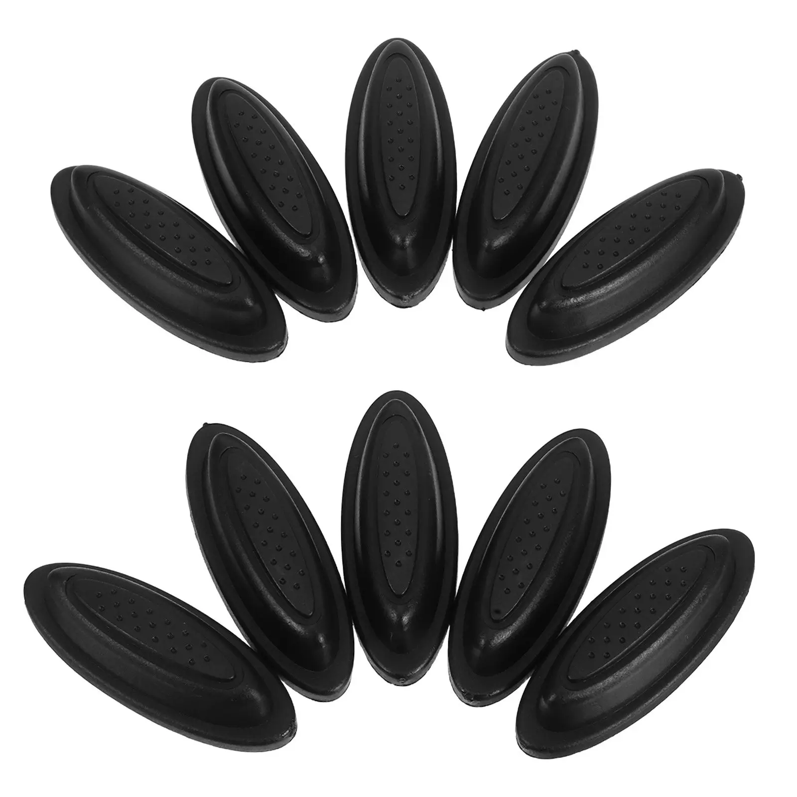 10Pcs Suitcase Foot Pad Replacement Universal Luggage Bottom Support Feet Stable Upright Design Silent Shock Absorption Plastic