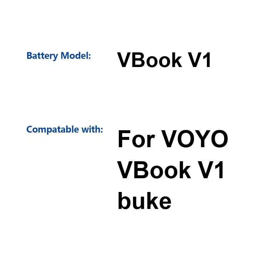

Tablet Battery Reliable Power Supply Reliable Power For Voyo Vbook V1 Buke