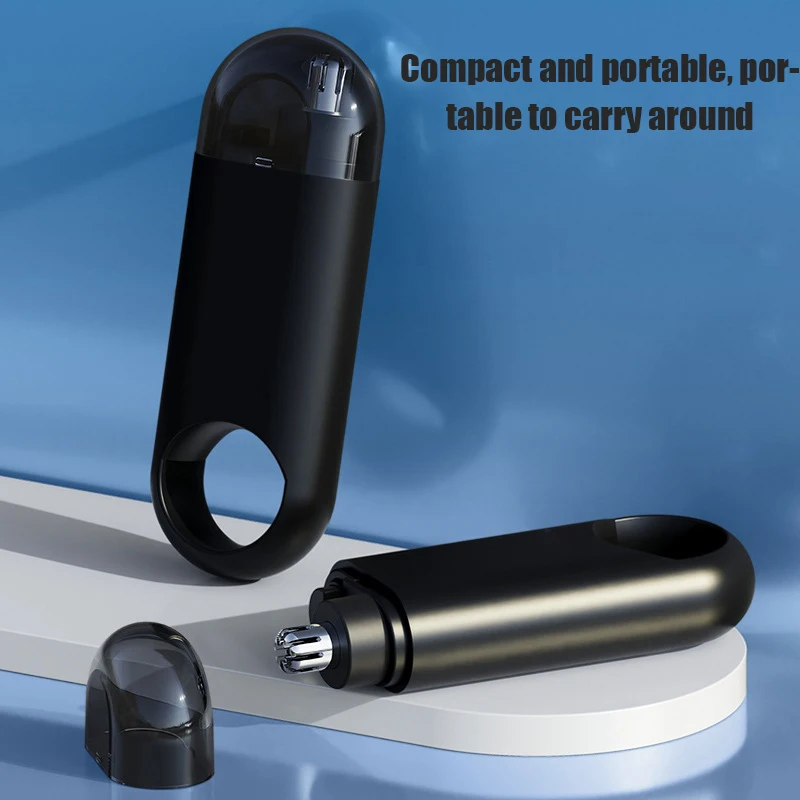 Waikil ที่เล็มขนจมูกไฟฟ้าขนาดเล็กพกพาสะดวกชาร์จไฟได้ USB
