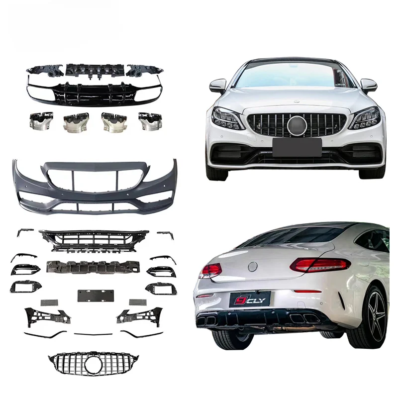 

2015-2021 Year C63 Body Kit for Benz C class coupe W205 Upgrade To C63 Front Bumper