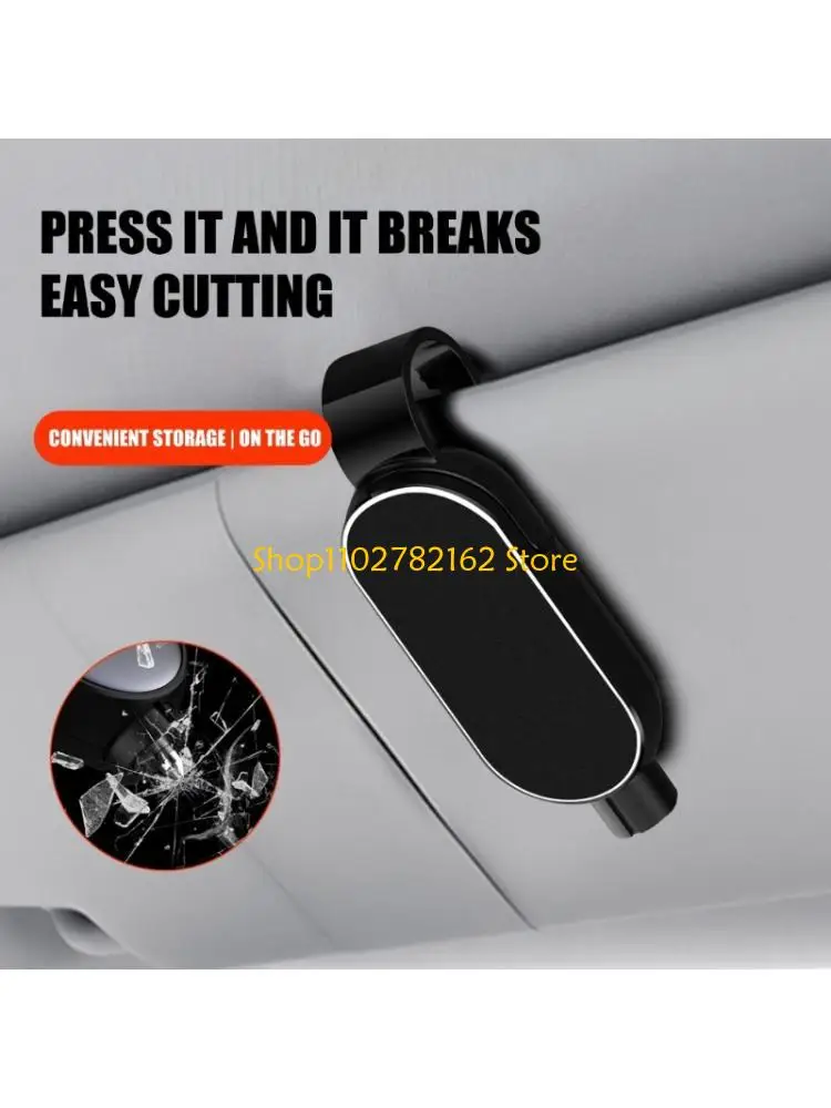 547B Car Escape Escape Tool, Hardened Vehicle Safety Hammer,Quick Release Window Breaker Seats Belt Cutter