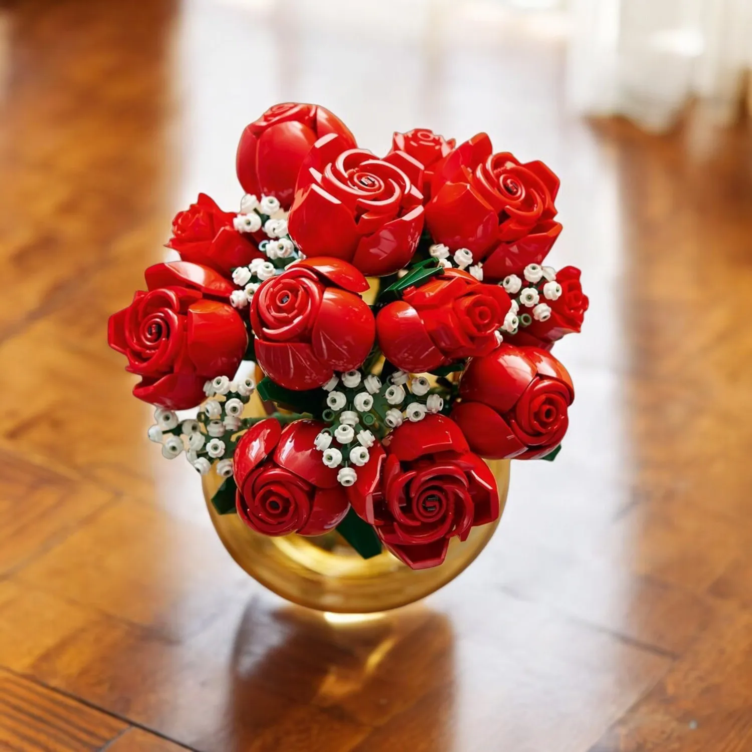 

Rose bouquets can be assembled into 12 roses and 4 Starry Sky Bouquet.，10328 supports collaboration among multiple people