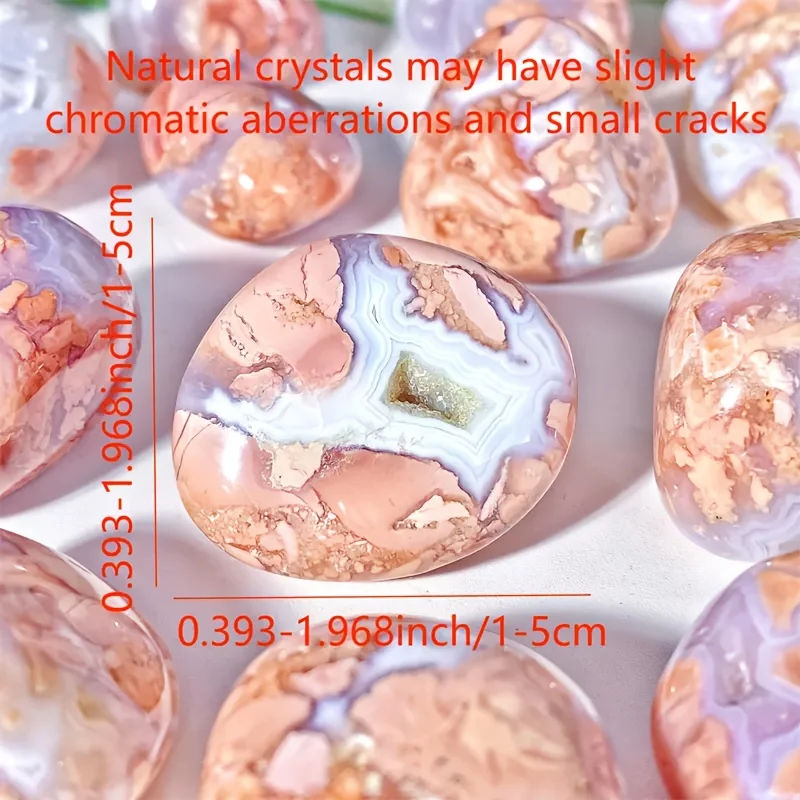 30/50/100g Pink Agate Tumbled Crystal,Sakura Agate Crystal Quartz,DIY Table Decoration,beautiful pink stone,best gift for her