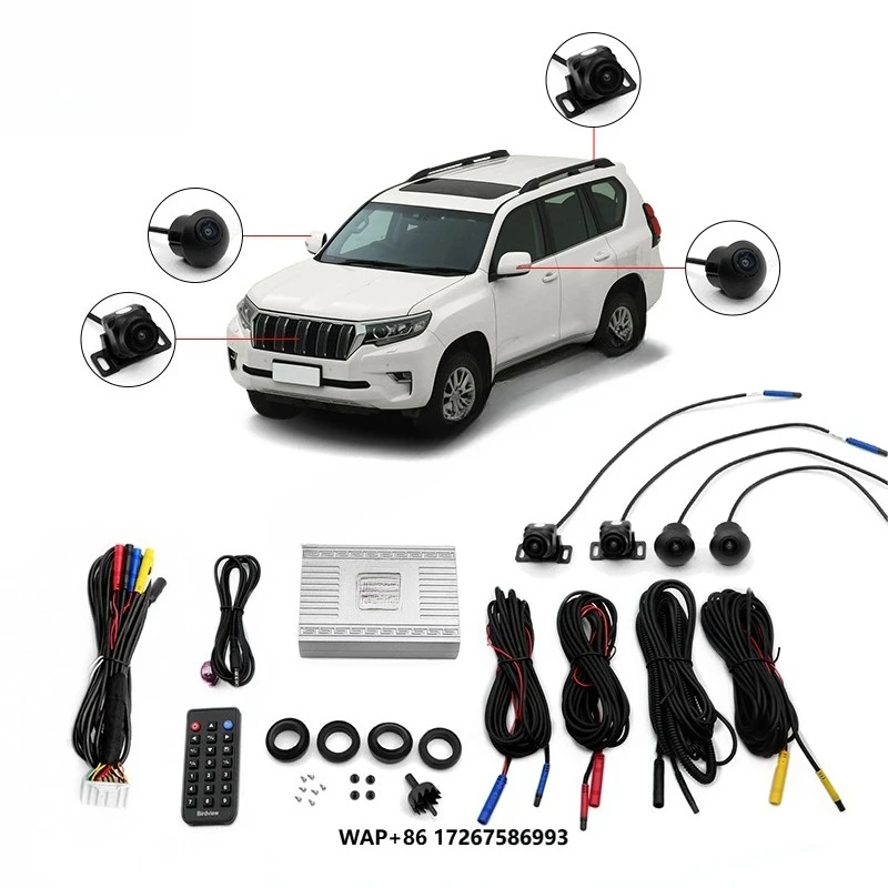 

360 Degree Bird Eyes View Car with 2D/3D Surround Monitoring HD AHD Image Sensor Reverse 1-Year Warranty