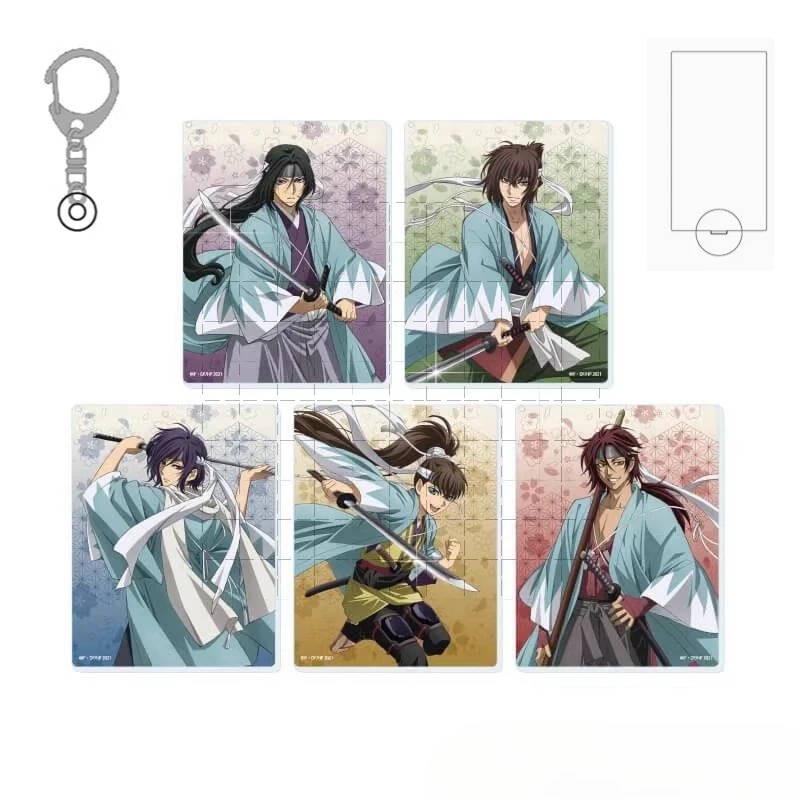 

Game Yukimura Chizuru Hijikada Toshizou Harada Sanosuke Toudou Heisuke Acrylic Stand Figure Doll Anime Keychain Cosplay Toy Gift