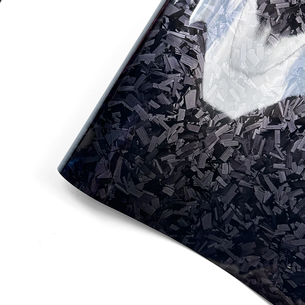 9D Carbon Faser Auto Aufkleber Selbstklebende Glänzend Schwarz Vinyl Wrap Film Anti-Scratch Auto Dekoration Aufkleber für Autos zubehör – Detail 13