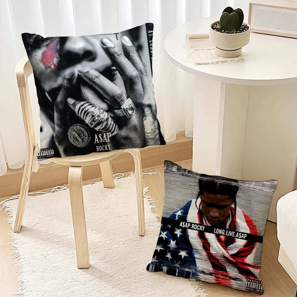 Rapper A-ASAP R-Rocky Long Live Love Sundress For Bedroom Car Coffee Shop Room and Living Room Sofa Decorative Pillow Cover Case