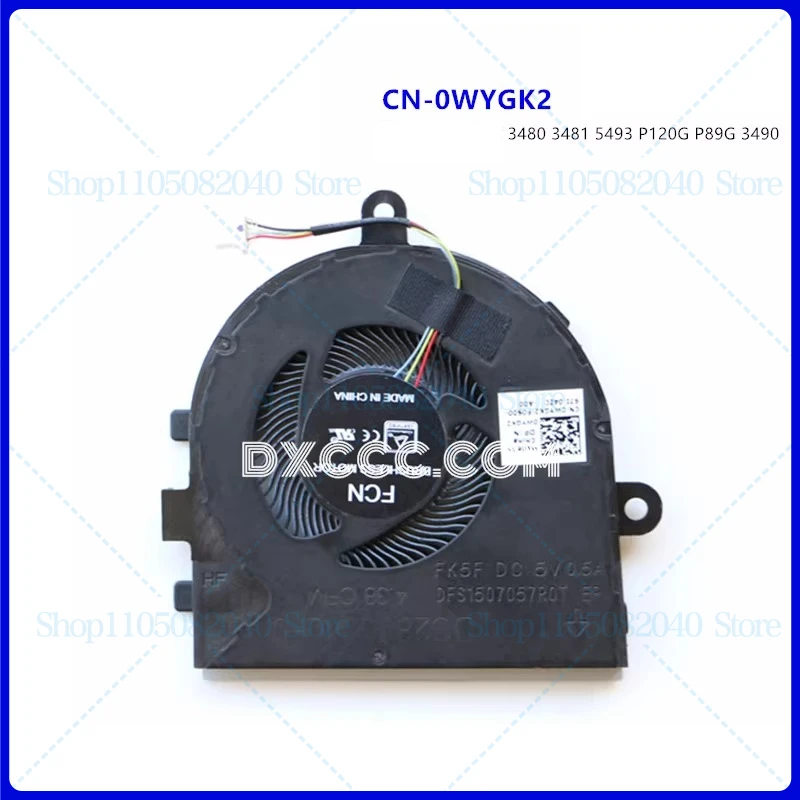

For DELL Vostro Inspiron 3480 3481 5493 P120G P89G 3490 Fan