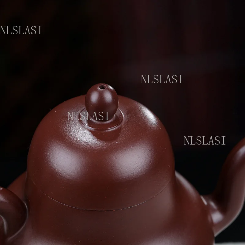 200ml Purple Clay Gourd Shape Teapot Chinese Yixing Zisha Teapot Handmade Ceramic Tea Pot Kung Fu Tea Brewing Kettle