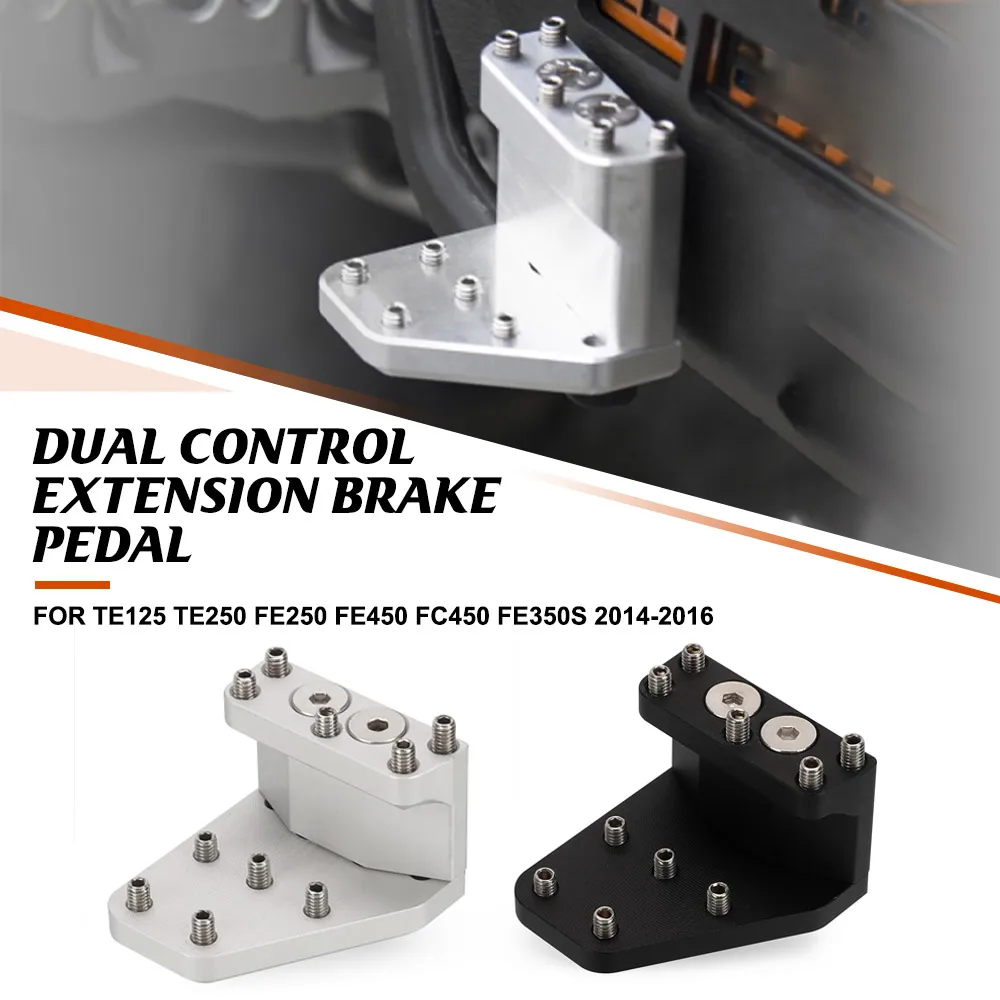 

For HUSQVARNA TE125 TE250 FE250 FE450 FC450 FE350S 2014-2016 Motorcycle DualControl Brake Lever Enlarger And Riser TE 125 250