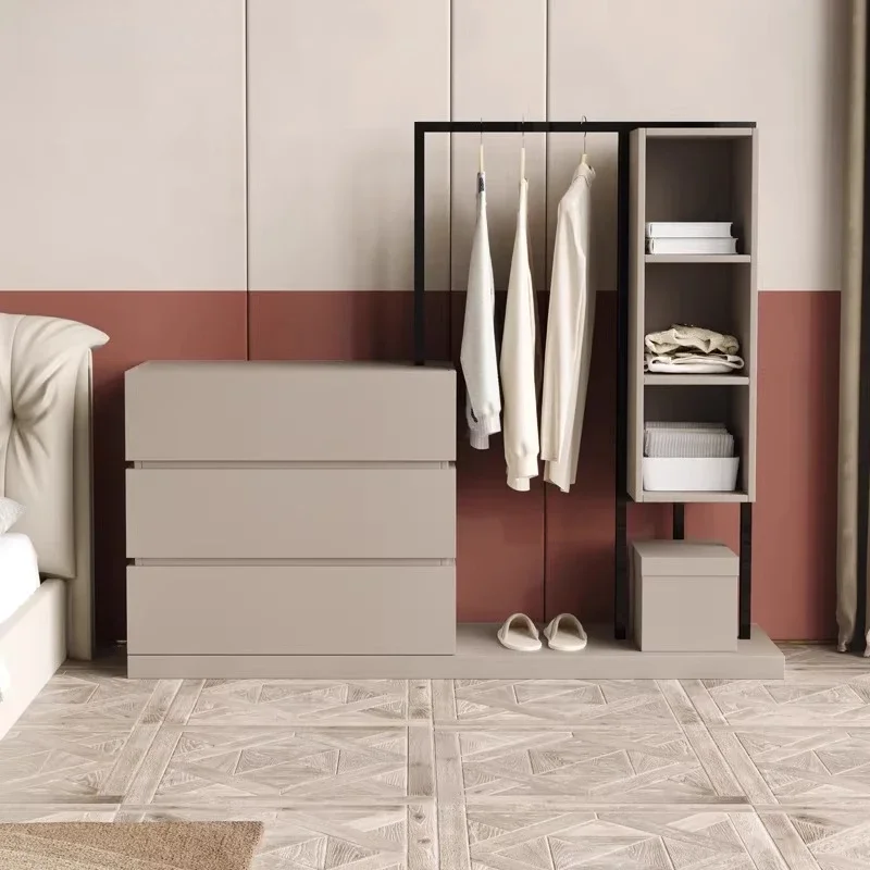 Modern simple six-chest cabinet 1.2 meters coat rack master bedroom bedside storage cabinet 1.6 meters dresser storage cabinet c
