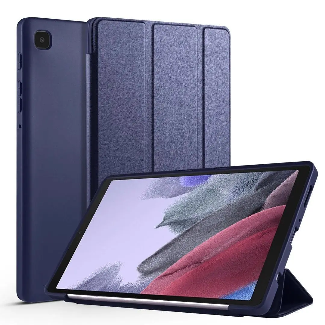 For Samsung Galaxy Tab A7 Lite 8.7 SM-T220 SM-T225 Tablet Case Tri-fold Hard PC Back Cover Tab A7 Lite 2021 Case Funda image 2