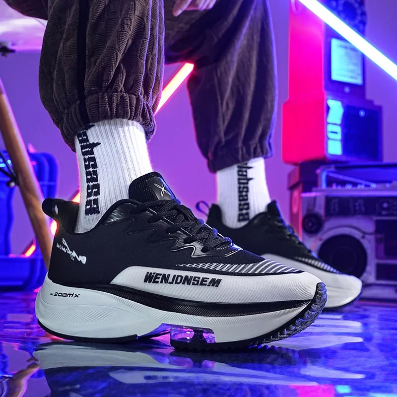 

Professional Marathon Sub-200mx Running Shoes Zoom Mesh Breathable Shock Absorption Ultra-light Physical Examination Professiona