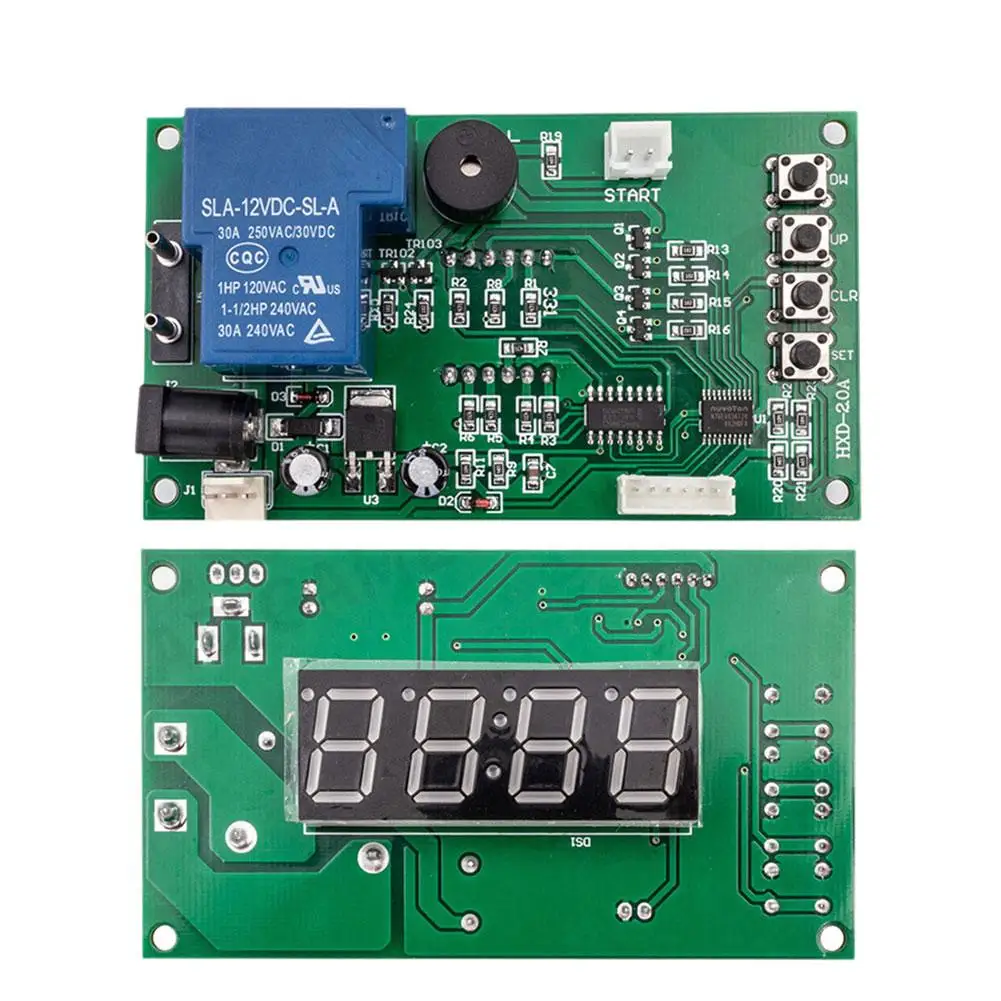รีเลย์ตั้งเวลาโปรแกรมโมดูลรีเลย์หน่วงเวลา Cycle Timer รีเลย์หน่วงเวลา Delay Controller Board สมาร์ทหน้าแรกควบคุมเวลา PCB