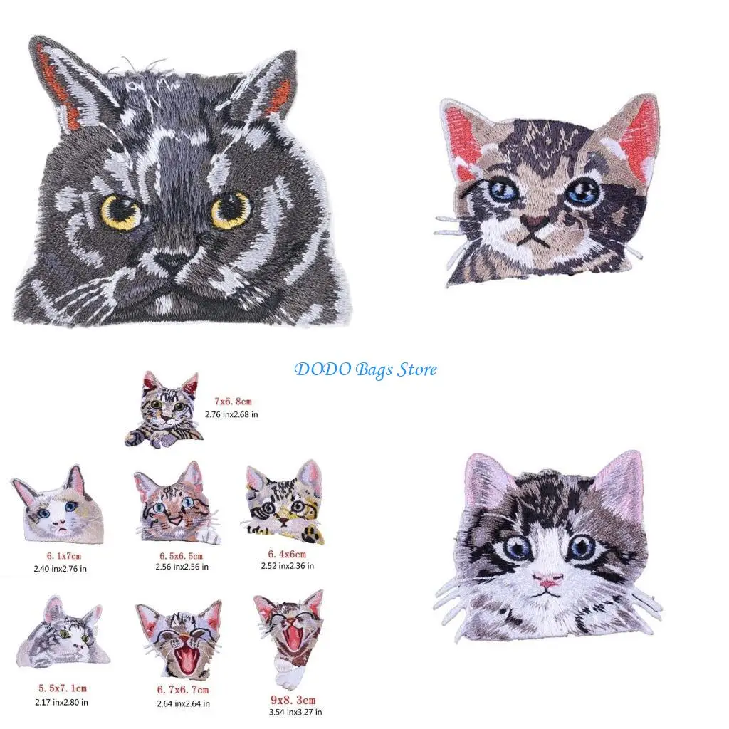 

Lovely Cats Appliques Clothes Jeans Decoration Unique Clothing Fusible Patches
