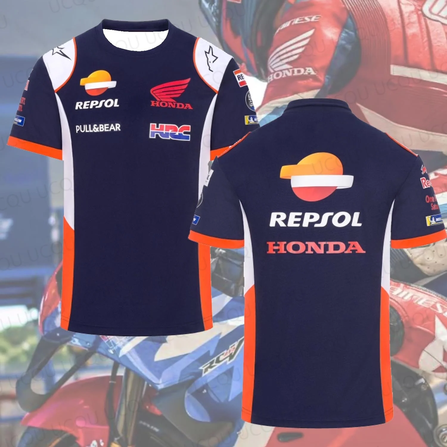 

Honda Racing Team Apparel Moto Riding Gear HRC Official Motorcycle Outfit Biker Sportswear Factory Team Shirt Hot Sale Top