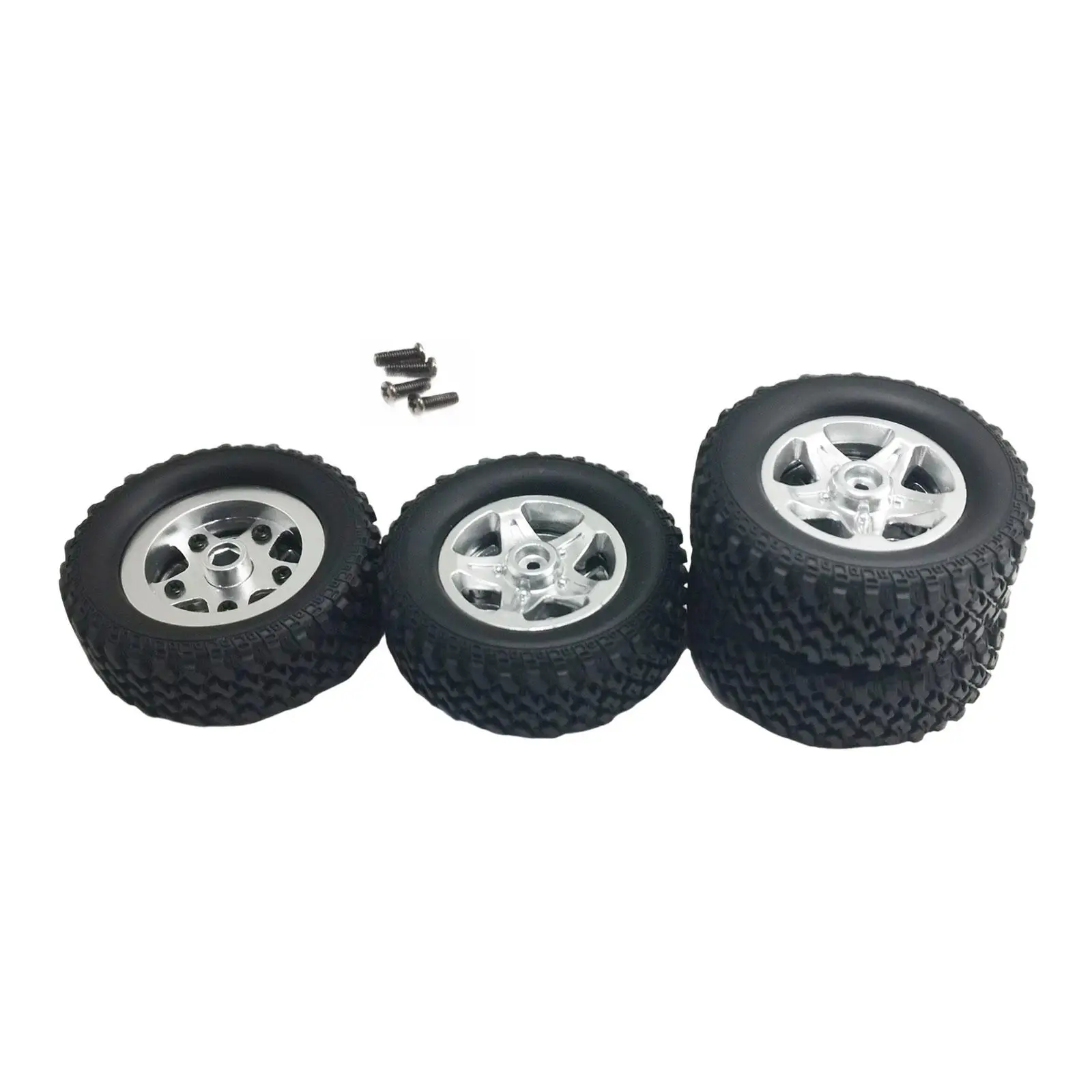 4 pezzi di ricambio in gomma per ruote e pneumatici per auto RC per auto RC MN82S MN82 1/12