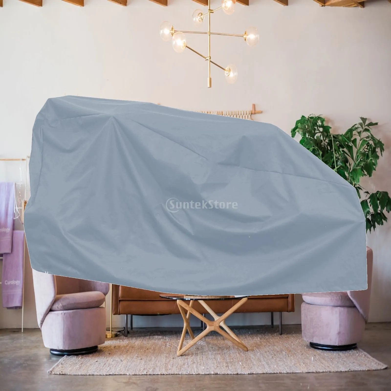 Log Splitter Rain Cover Protective Cover Black Waterproof Anti Dustproof Shield for Garden Yard Electric Equipment