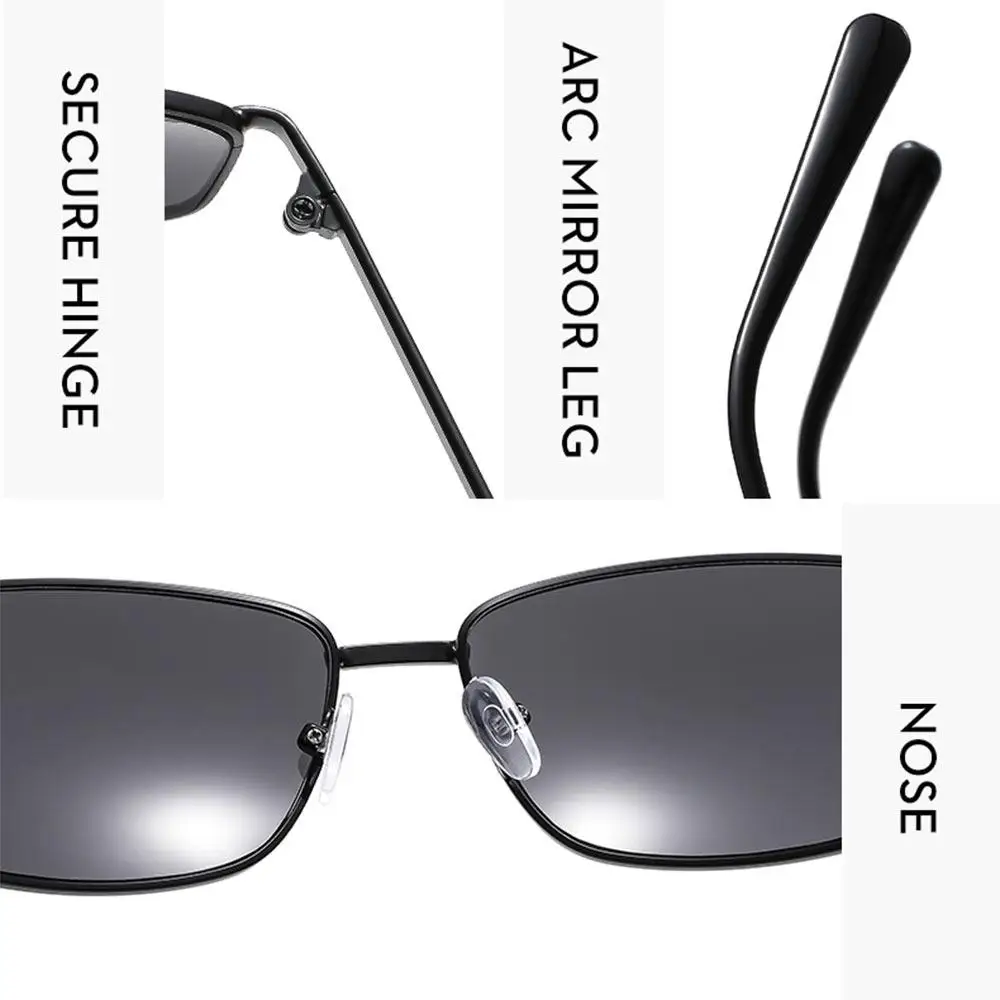 

Classic Vintage American Sunglasses Metal Frame Y2K Punk Sun Glasses Hot UV400 Eyewear for Women & Men