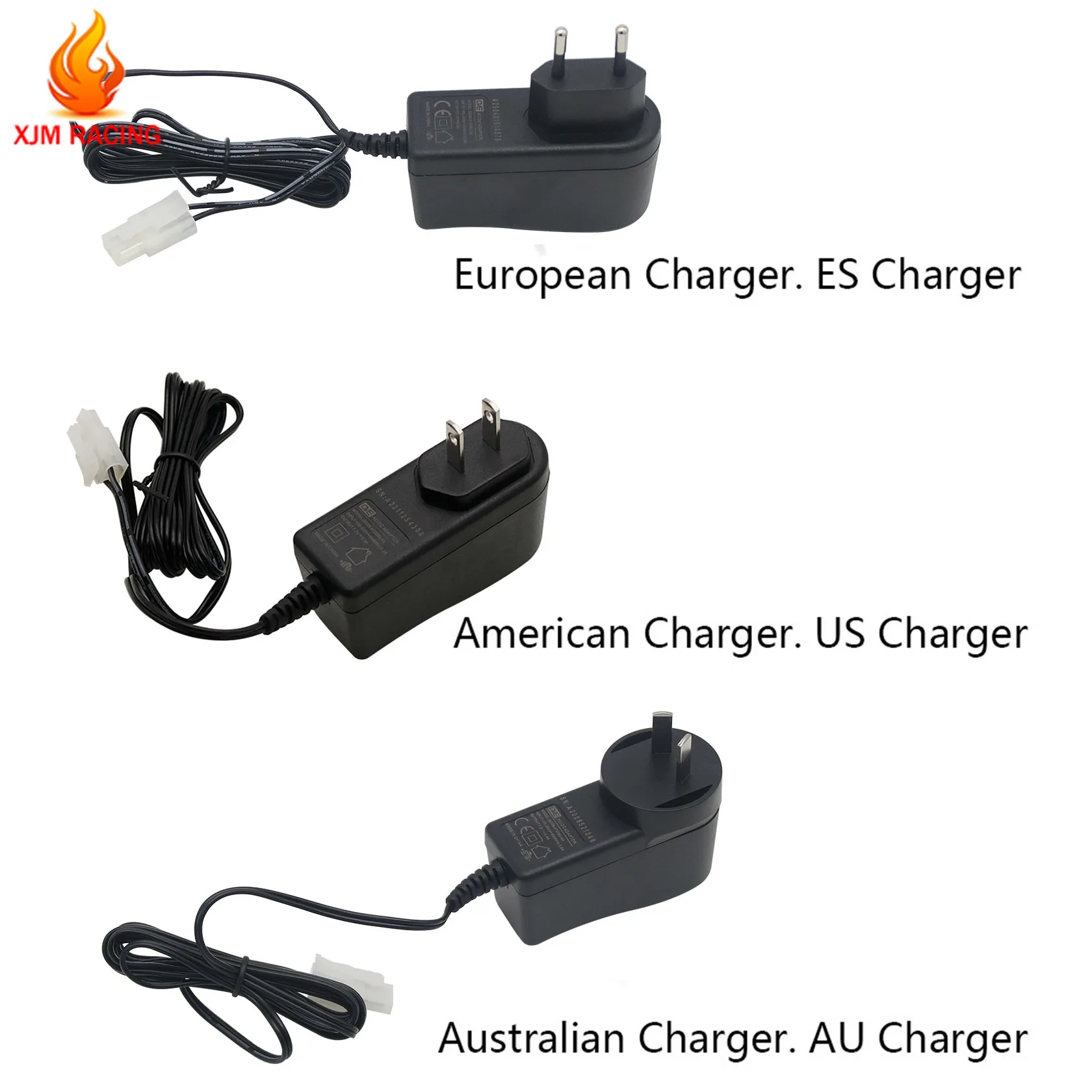 AU US ES Batterij Oplader voor 1/5 GTB Racing Hpi Rofun Rovan Km Mcd Baja 5b 5t 5sc Rc Auto Onderdelen