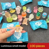 25/50/100pcs Miniature Animal Blind Bag Toys Mini Simulation Small Gift Item Children'S Gift Blind Box Doll Ornament Student