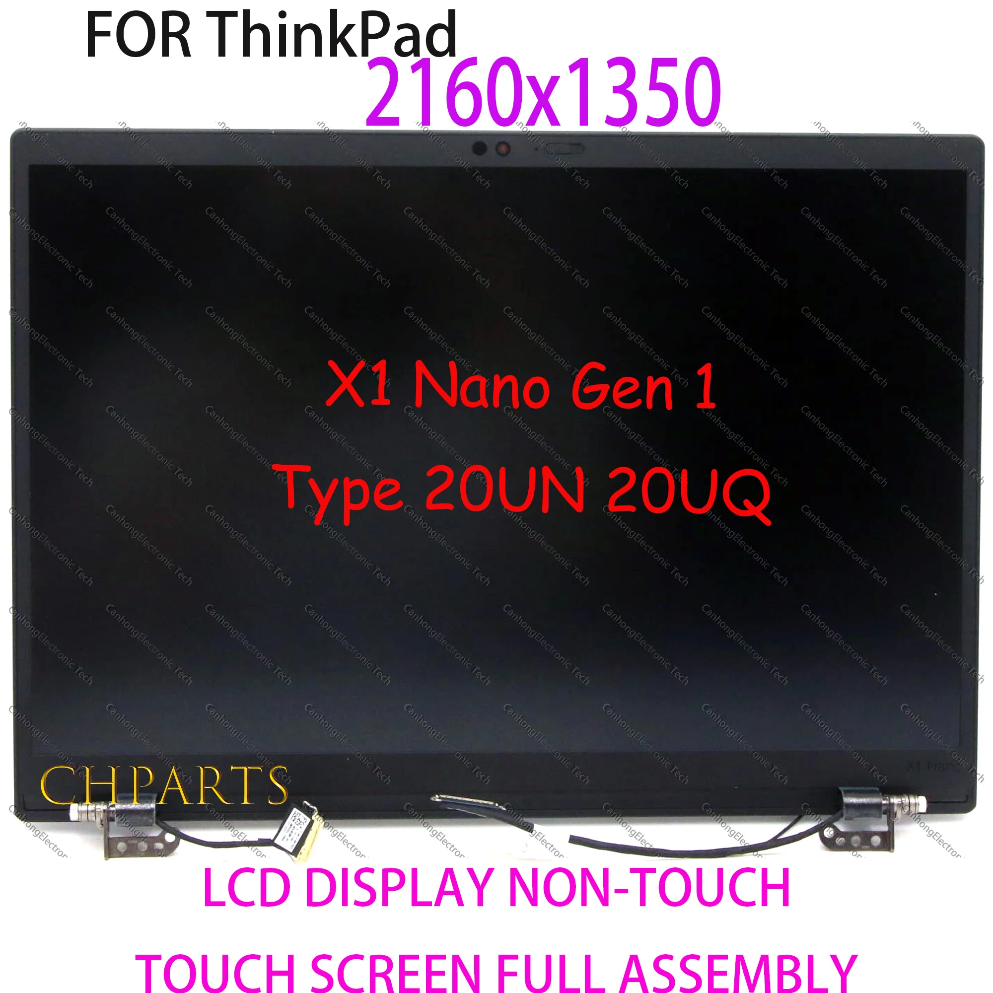 14,0 "2160x1350 IPS ЖК-экран для Lenovo Thinkpad X1 Nano Gen 1 Тип 20UN 20UQ Сменная панель для ноутбука Полная сборка