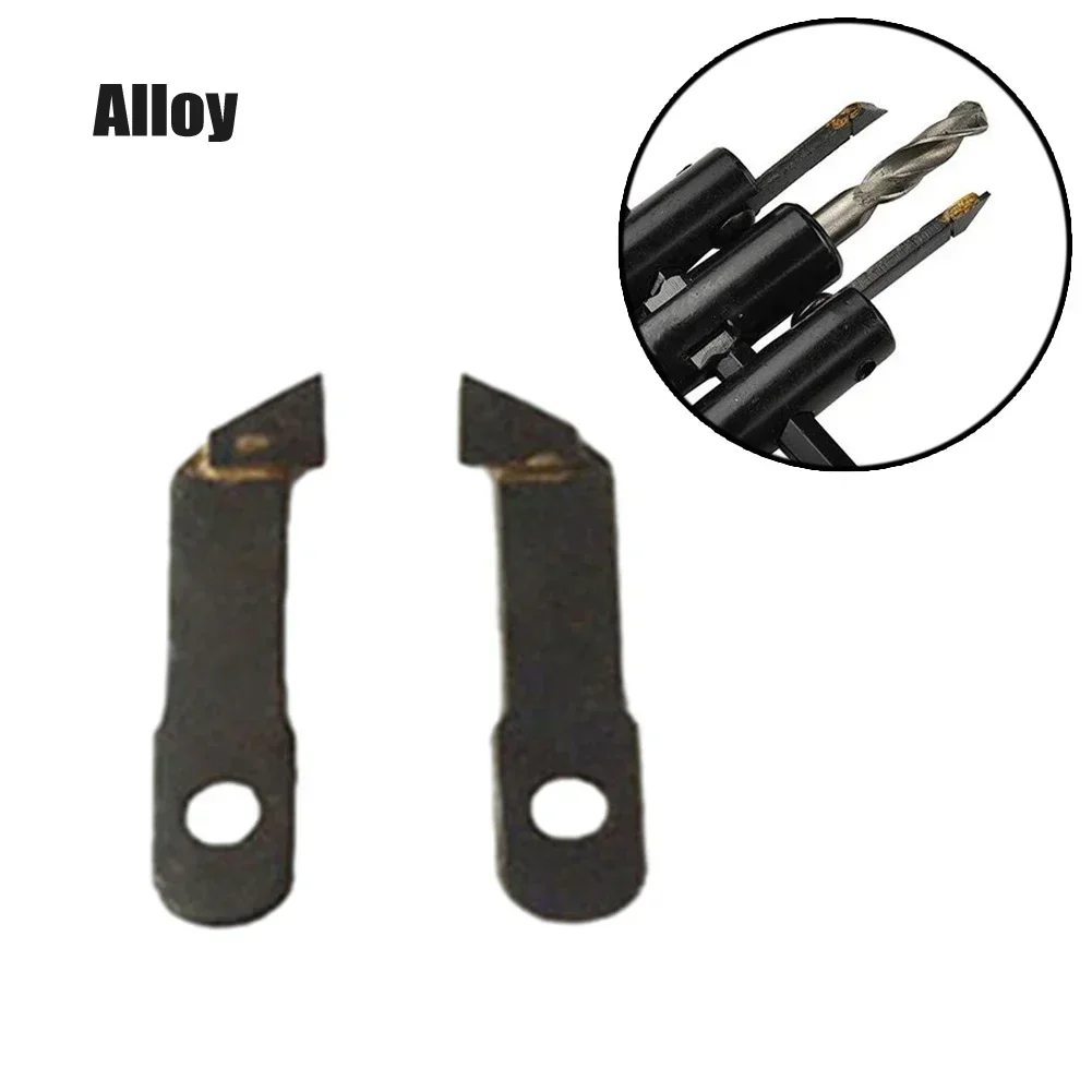 Bit Router Bit Cutter Boor Hardhout Zilver Zilver Gelegeerd Blad Verstelbare Legering Zwart Hout Plastic Nieuw