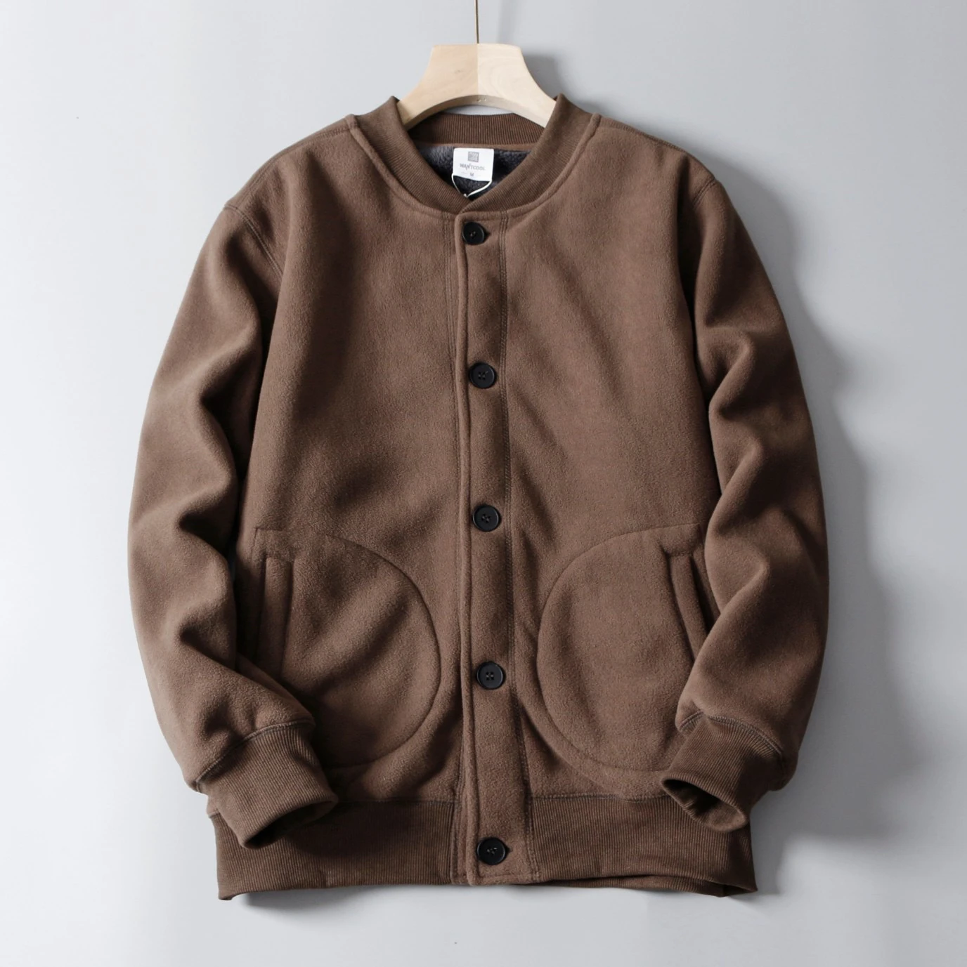 

Thiened Fce Бейсбольный воротник Куртка для мужчин и женщин Пары Зимняя теплая верхняя одежда Длинное пальто-подставка