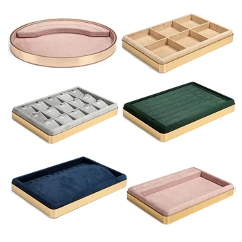 高級ジュエリーディスプレイトレイペンダントブレスレットオーガナイザーリングイヤリングショースタンドパールネックレス写真小道具