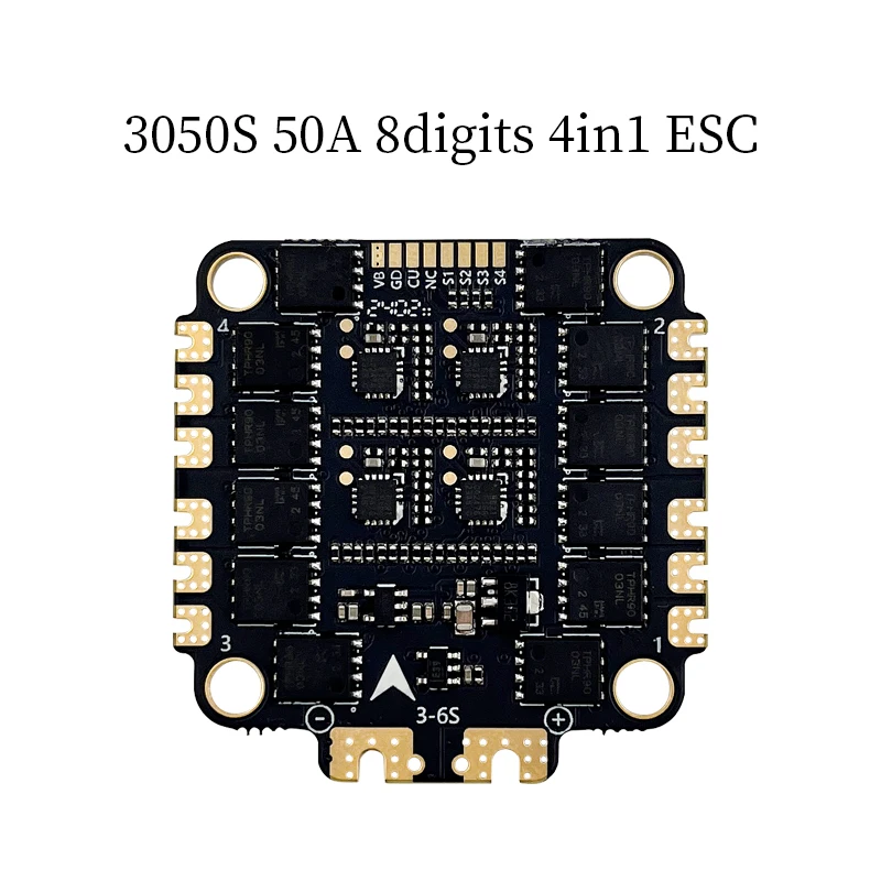 Aocoda-RC 4-in-1 electric regulation 50A 8-bit current meter 3-6S 30-hole distance model aircraft