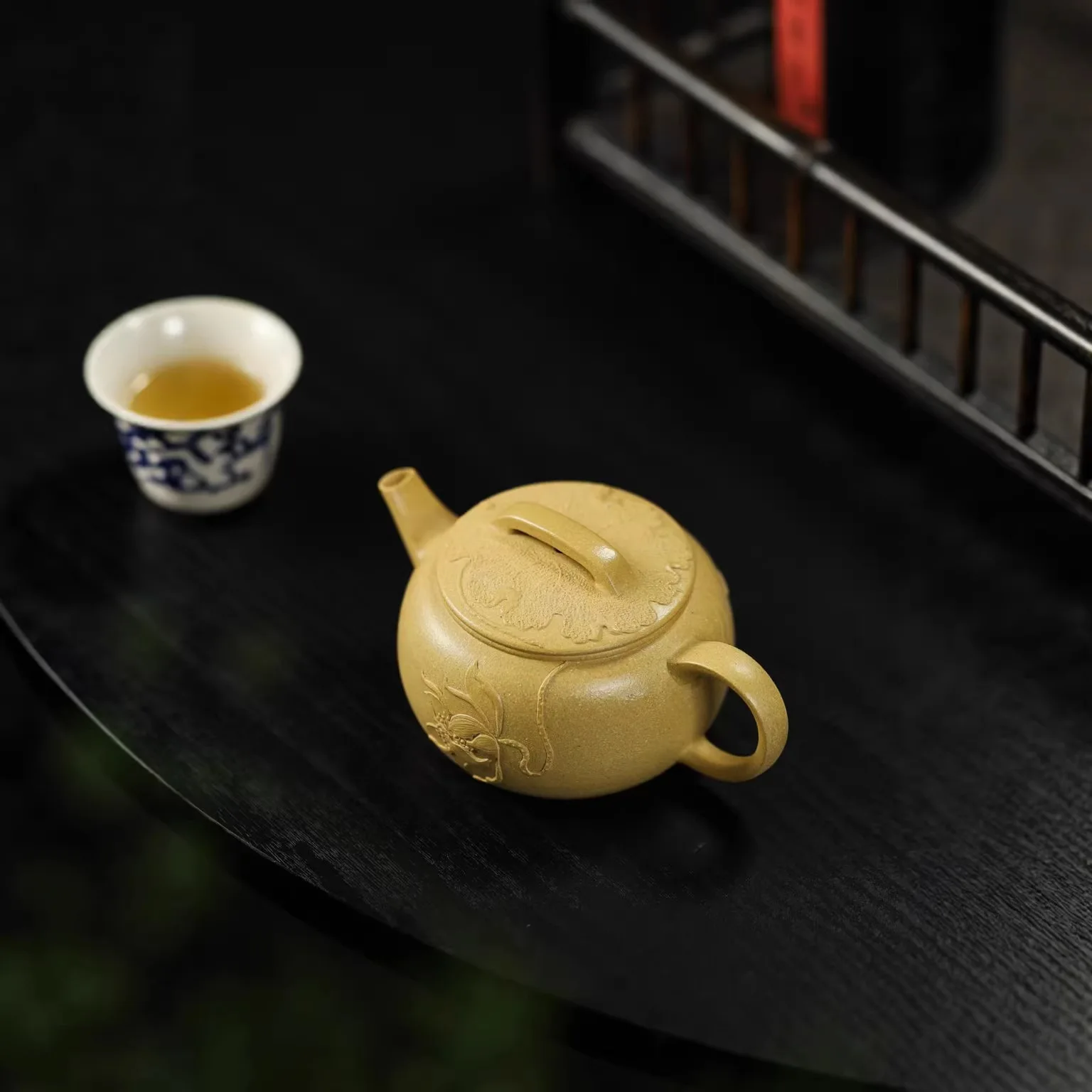 High Quality Real Yixing Jasaho Zisha Clay Teapot Segment Mud Natural Color Painting Set