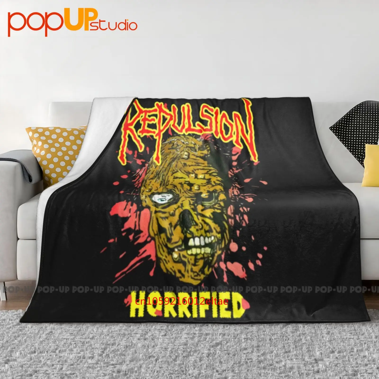 Repulsion الموت المعادن Grindcore الذبيحة نابالم بطانية فائقة النعومة لحاف الشتاء غطاء أريكة أغطية السرير