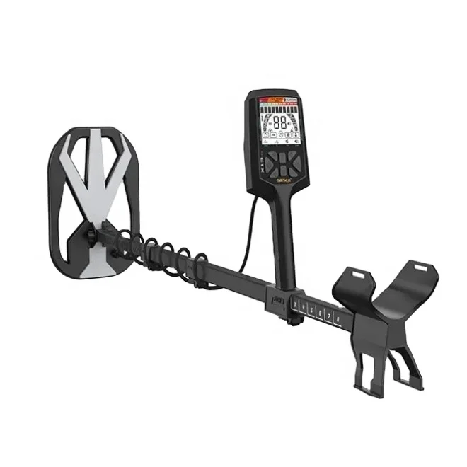 Underground metal detector with enhanced battery life and 3-meter depth capability, suitable for professional use
