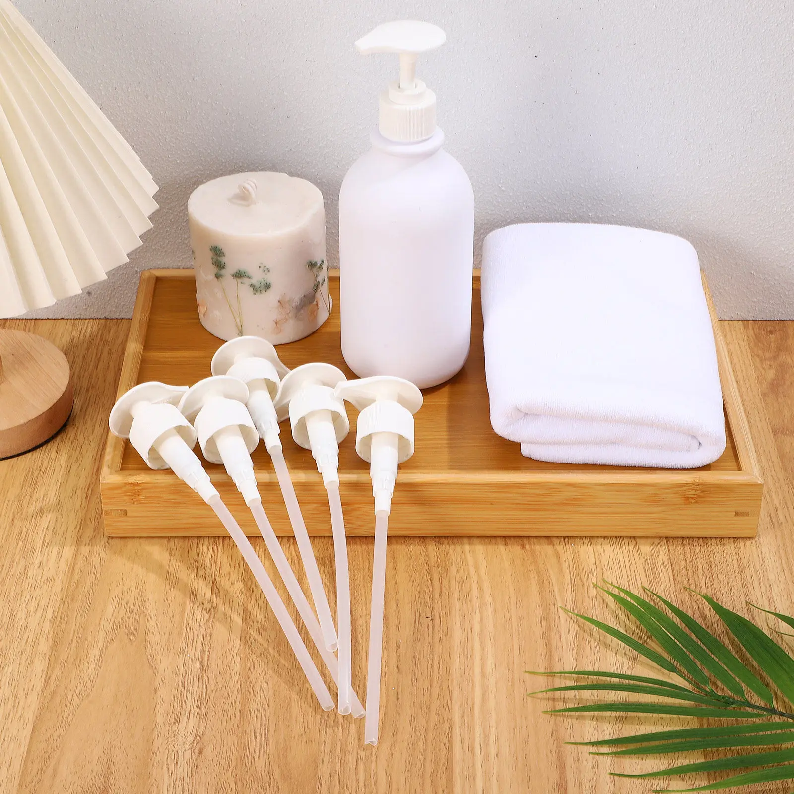 

10 шт. сменных насадок-помп для флаконов с шампунем, лосьоном, мылом