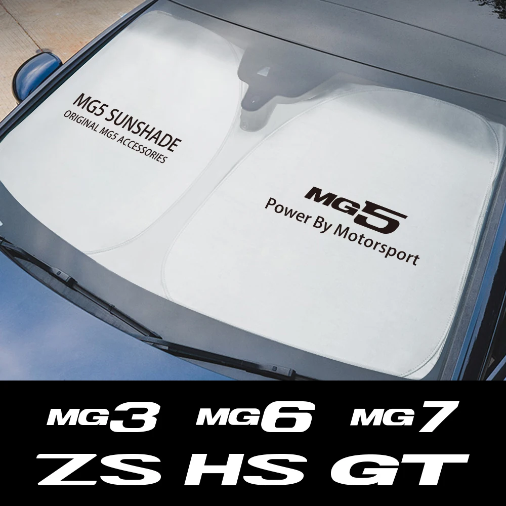 

Car Front Window Sunshade Cover Windshield Protector Trapezoidal Umbrella Auto Accessory For MG ZS HS GT HECTOR MG3 MG5 MG6 MG7