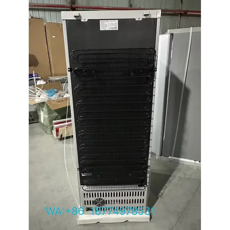 DC 198L Freezer 7 Shelves for Ice Bag and Fish Storage Compact Upright Deep Freezer for Home Kitchen Commercial Use Energy