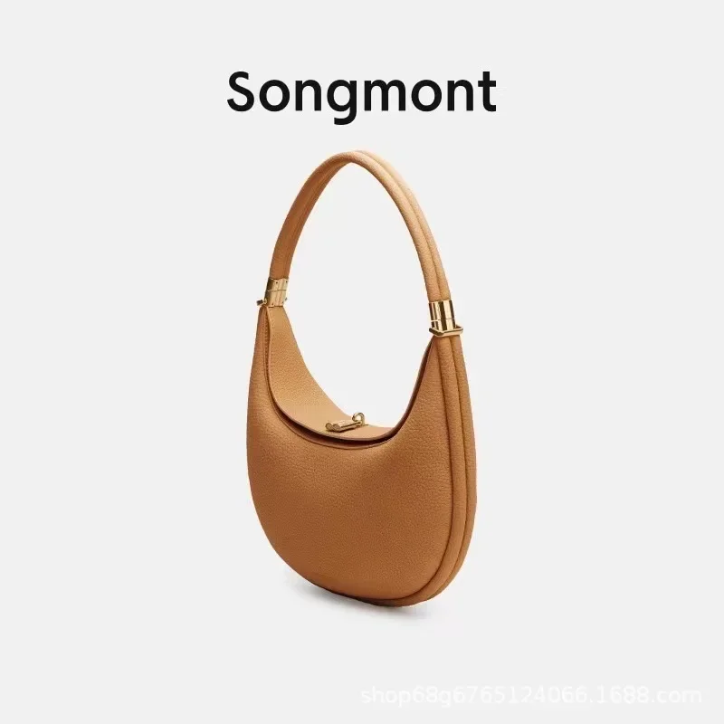 Hobo Crescent Trendy Underarm Bag Simple Shoulder Bag Commuter Versatile Fashion Leisure Leather Bags Women Designer Bag