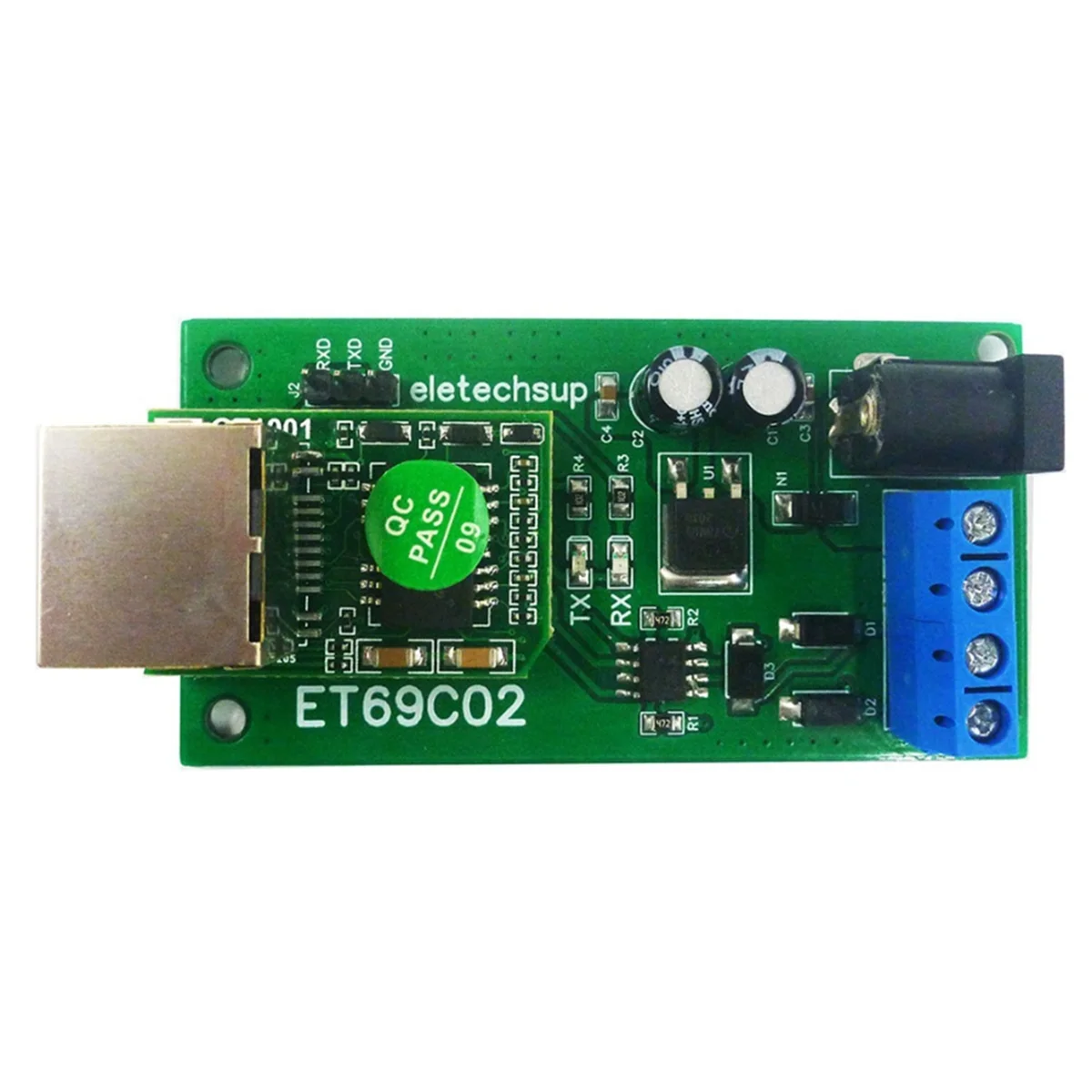 KK-B2-ET69C02 Ethernet Network IP RJ45 to RS485 Bus Converter for Modbus RTU Master Slave Client Server MQTT PLC