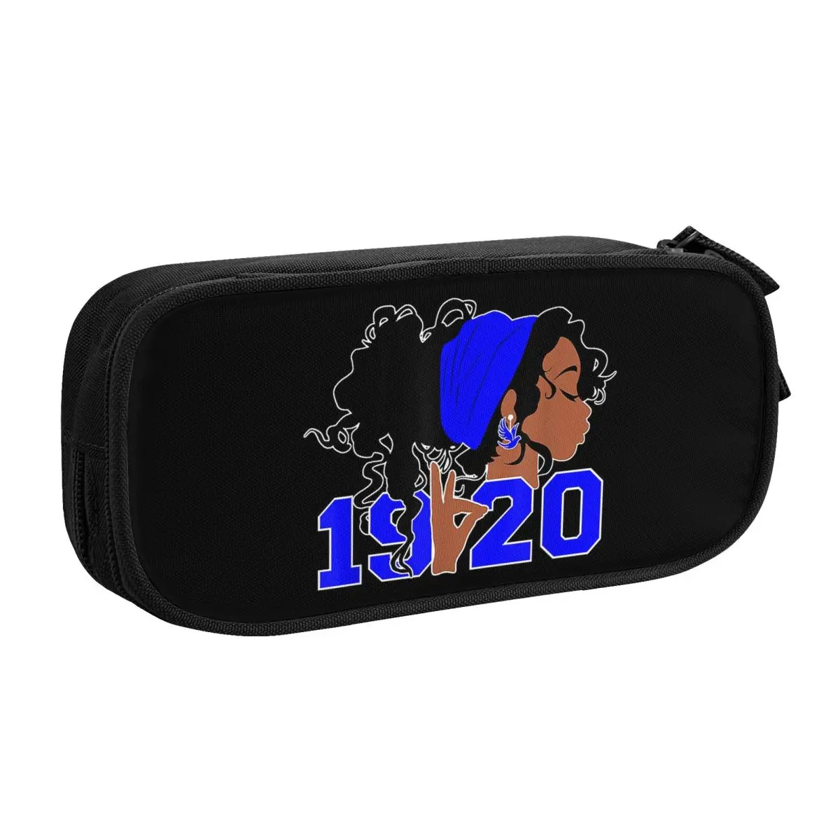 Custom Zeta Phi Beta Pencil Cases for Boy Girl Big Capacity Pen Box Bag Stationery