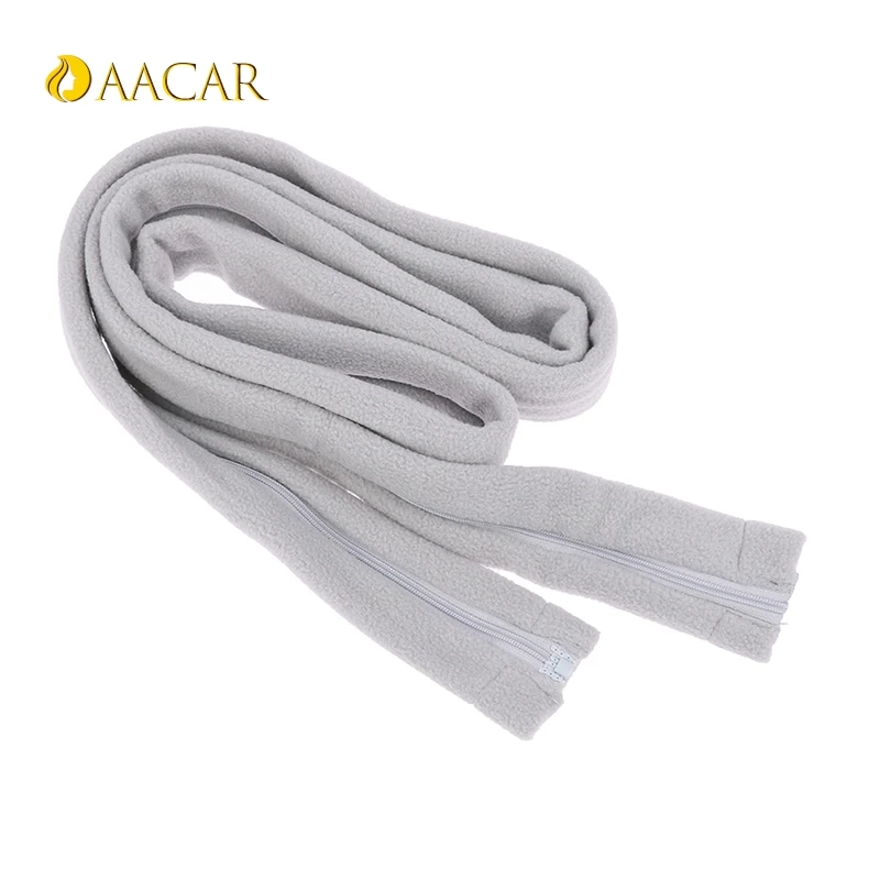 1PC 200cm Reusable Soft Comfortable Reversable CPAP Tube Cover Hose Wrap Tubing Cover Zipper Hose Hook Loop Breathable