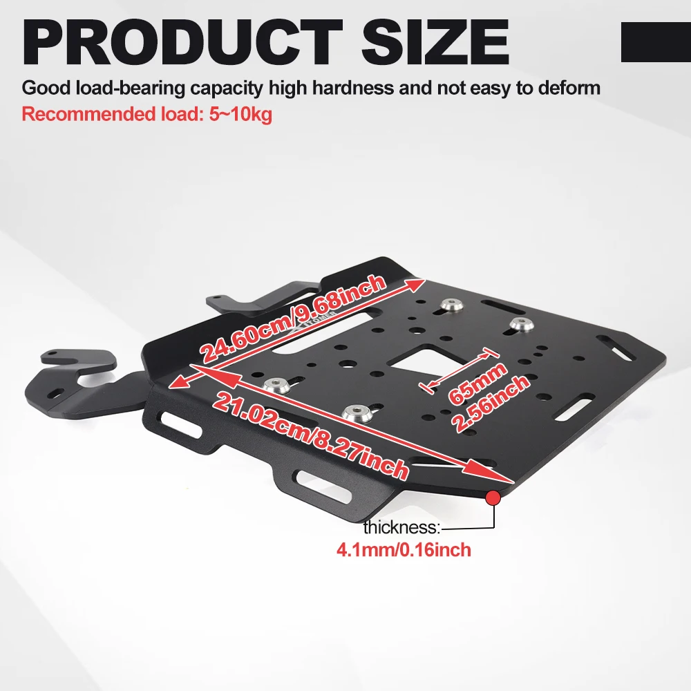 Motorcycle Rear Luggage Rack Cargo Rear Carrier Support Holder Bracket Rear Tailstock 450Rally 450 Rally 2024 2025 2026 For KOVE